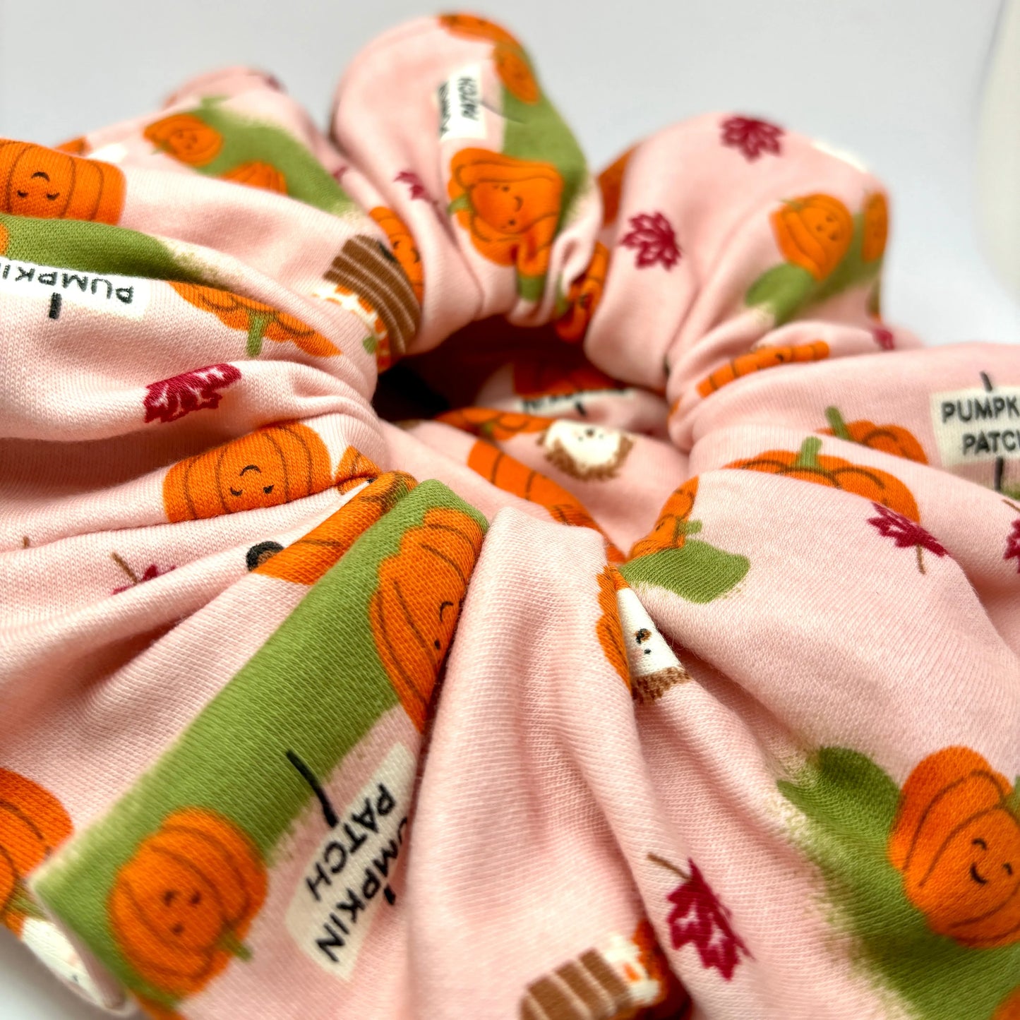 Pink Pumpkin Patch Scrunchie Enchanted Scrunch