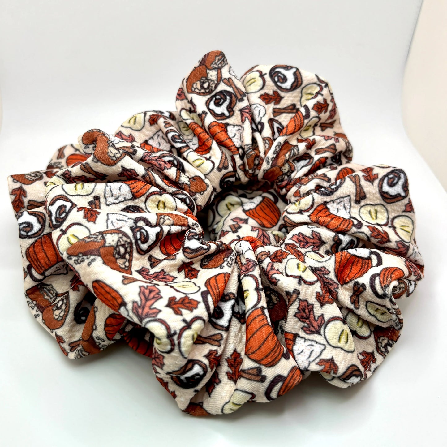 Cinnamon Spice Fall Bullet Scrunchie Enchanted Scrunch