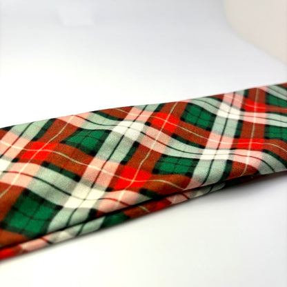 Green and Red Plaid Christmas Headband