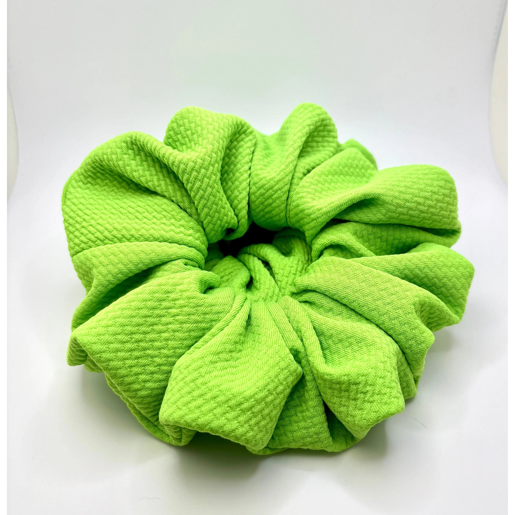 Light Green Summer Bullet Scrunchie enchantedscrunch