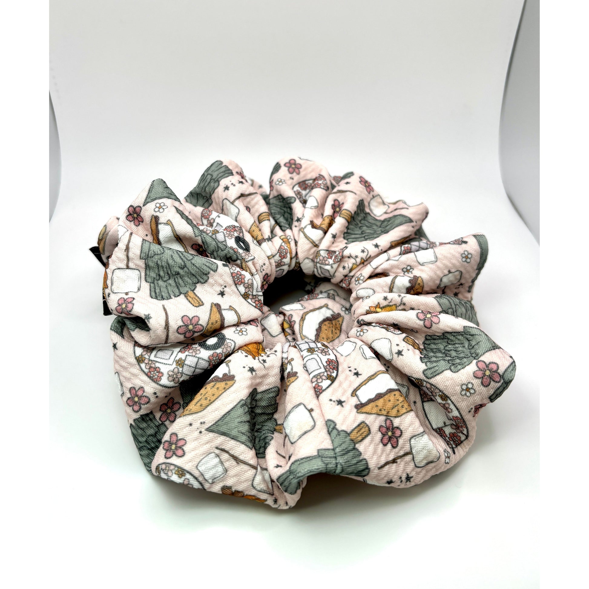 S'mores Camping Summer Bullet Scrunchie enchantedscrunch