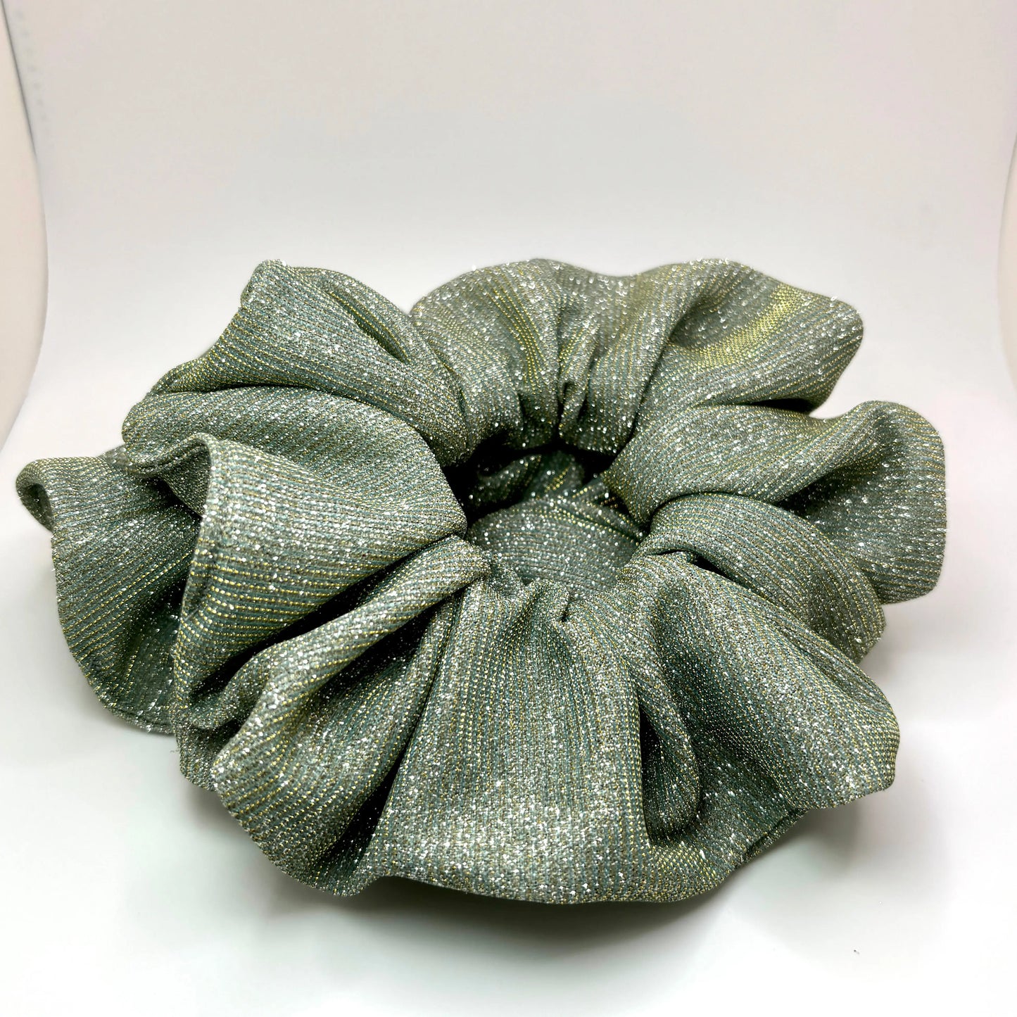 Silver Jade Sparkle Scrunchie Enchanted Scrunch