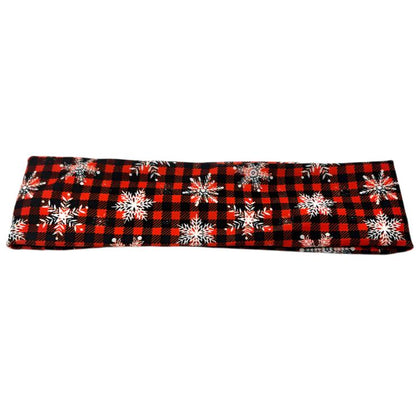 Snowflake Plaid Headband