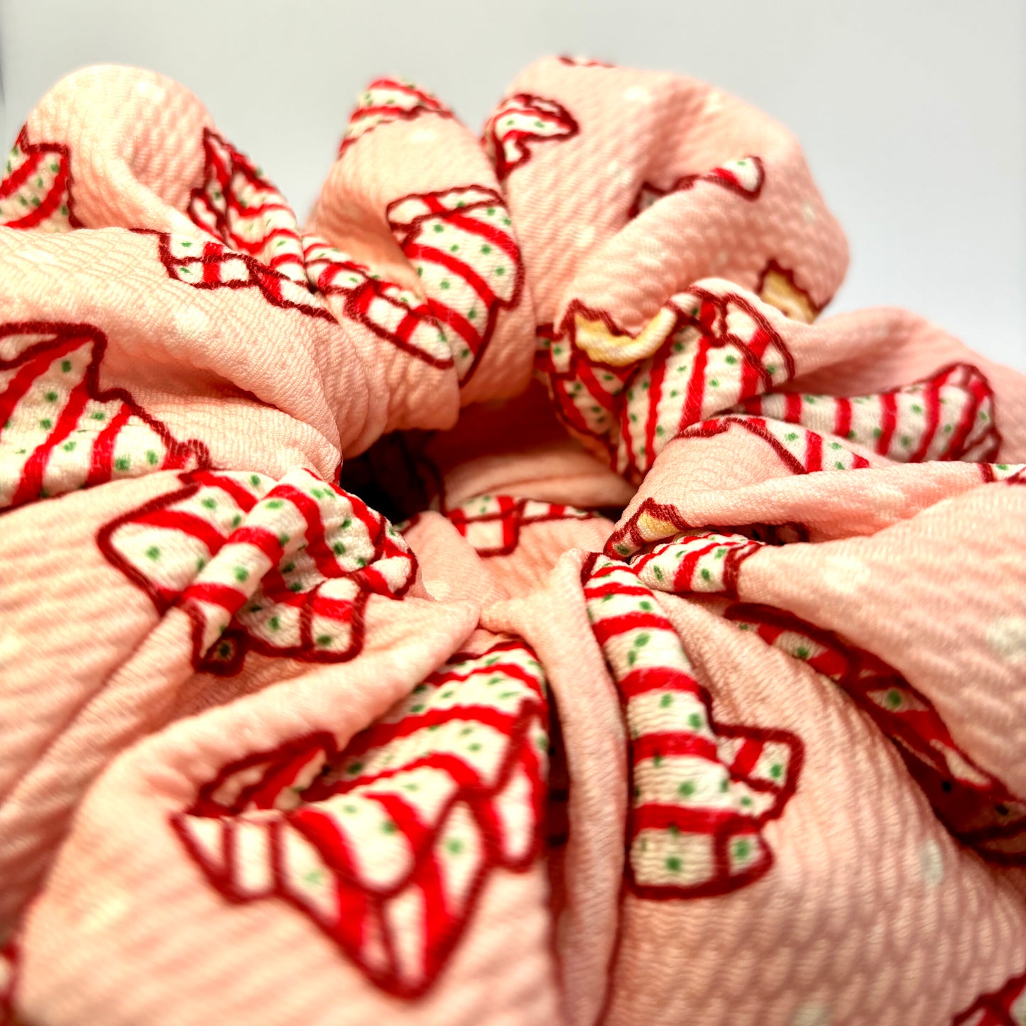 Coral Tree Cakes Christmas Bullet Scrunchie