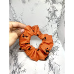 Load image into Gallery viewer, Mini Orange Jack-o-Lantern Halloween Scrunch
