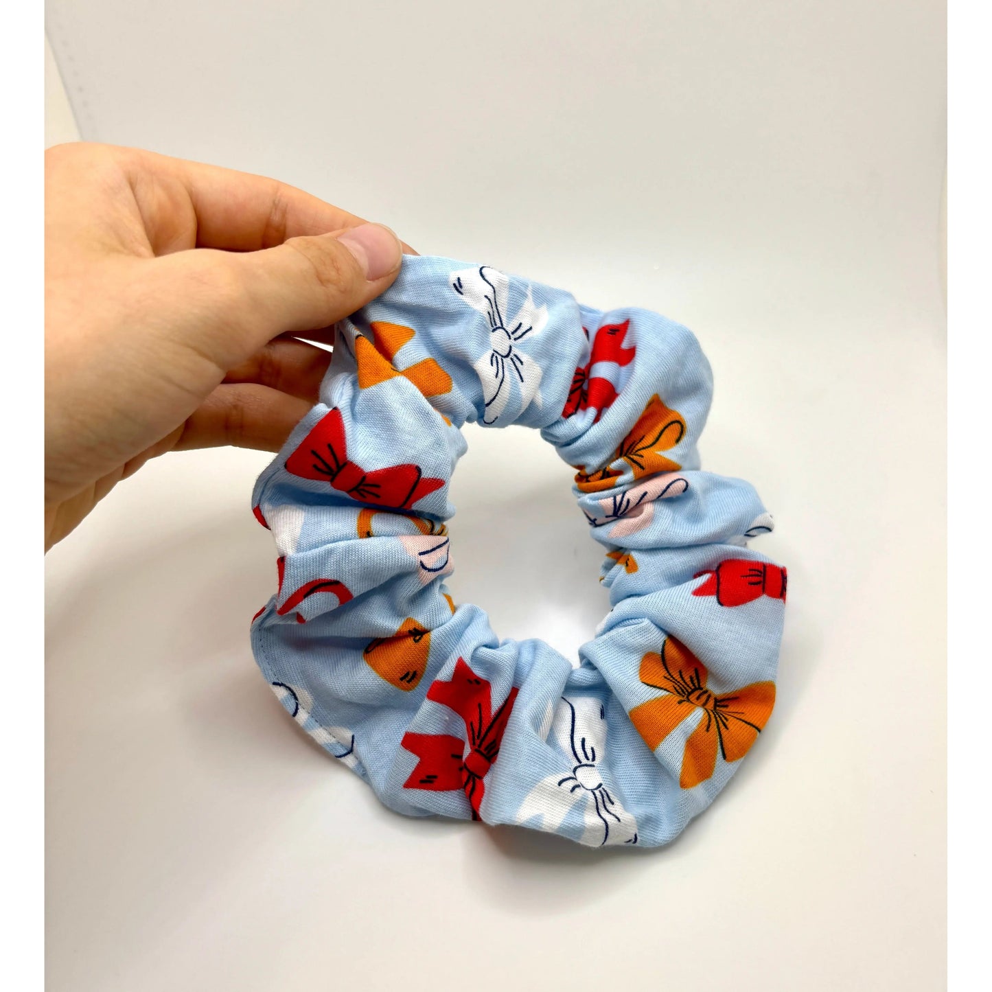 Blue Bow Scrunchie enchantedscrunch