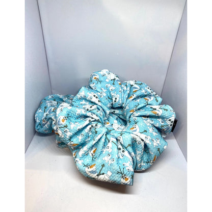 Blue Olaf Snowman Bullet Scrunchie Enchanted Scrunch