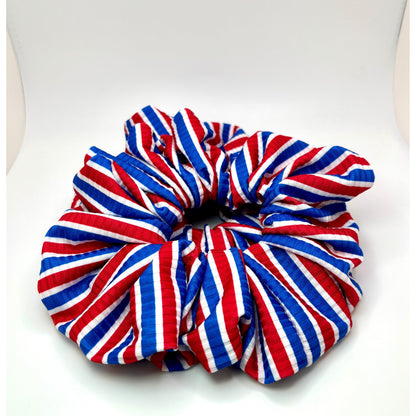 Striped 4th of July Ribbed Scrunchie enchantedscrunch