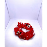 Load image into Gallery viewer, Mini Red Doggy Valentine&#39;s Day Scrunchie
