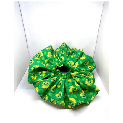 Glitter Shamrocks St Patrick's Scrunchie Enchanted Scrunch