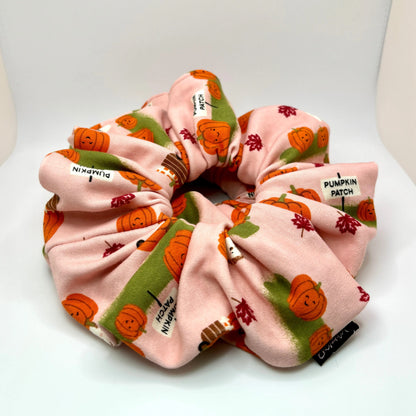 Pink Pumpkin Patch Scrunchie Enchanted Scrunch