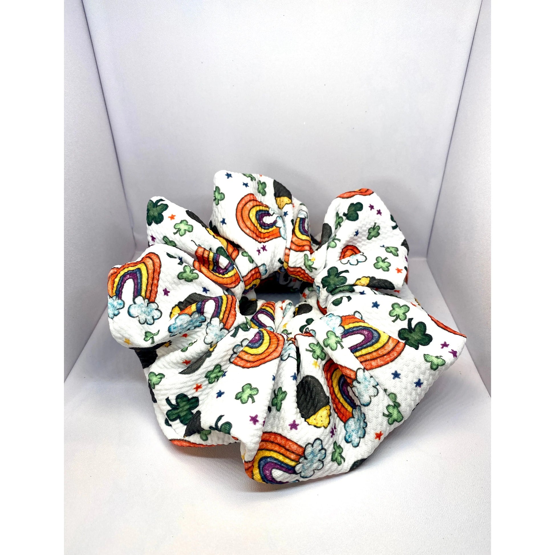 Pot-of-Gold and Rainbows St Patrick's Bullet Scrunchie Enchanted Scrunch