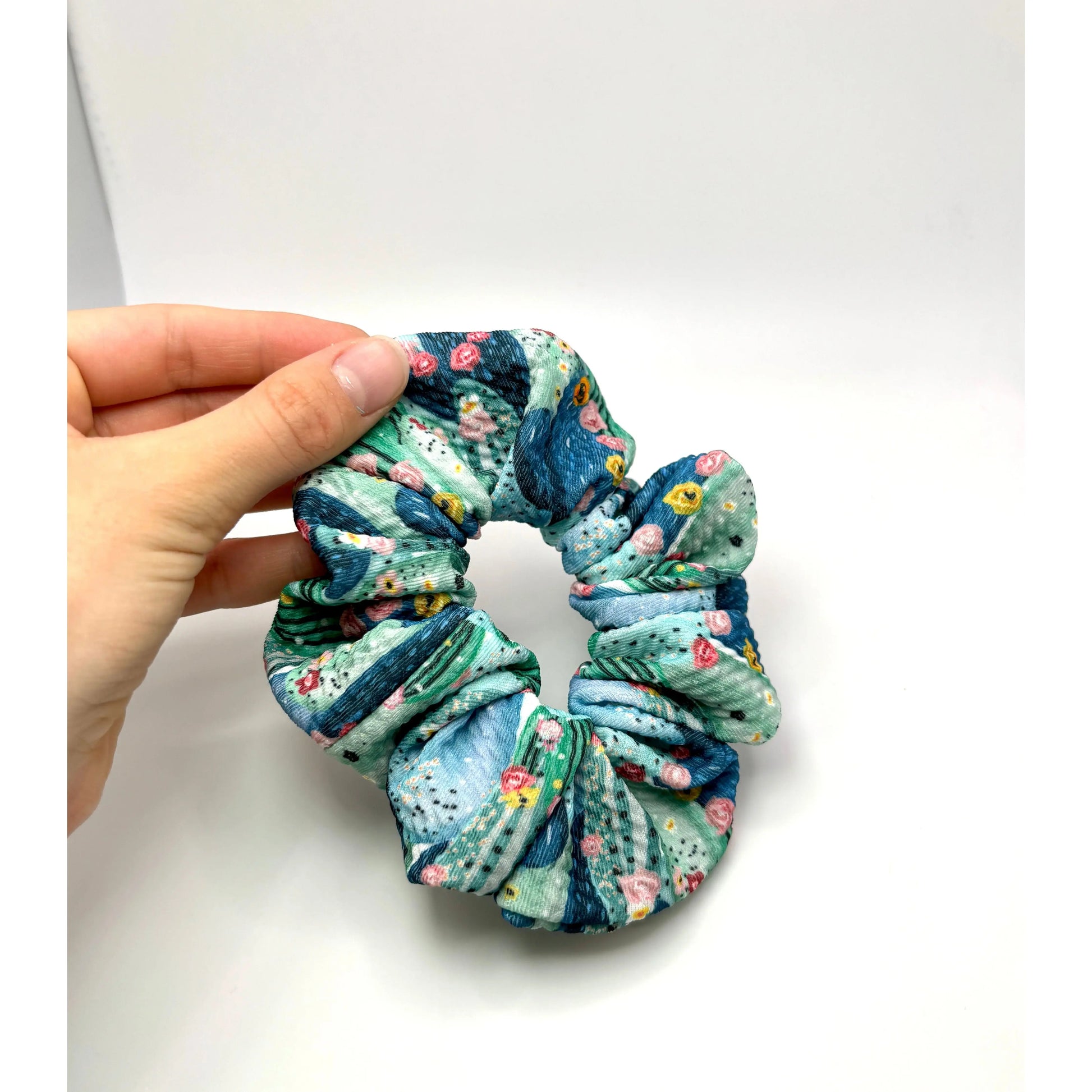 Mini Floral Cactus Bullet Scrunchie Enchanted Scrunch