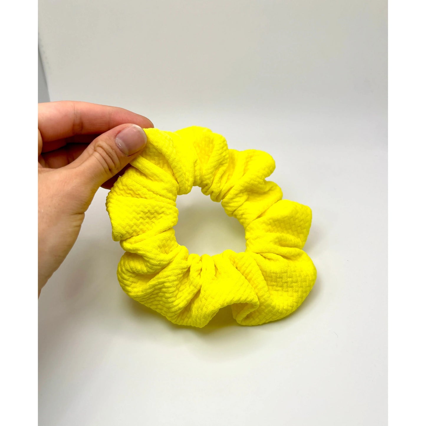 Mini Yellow Bullet Scrunchie enchantedscrunch