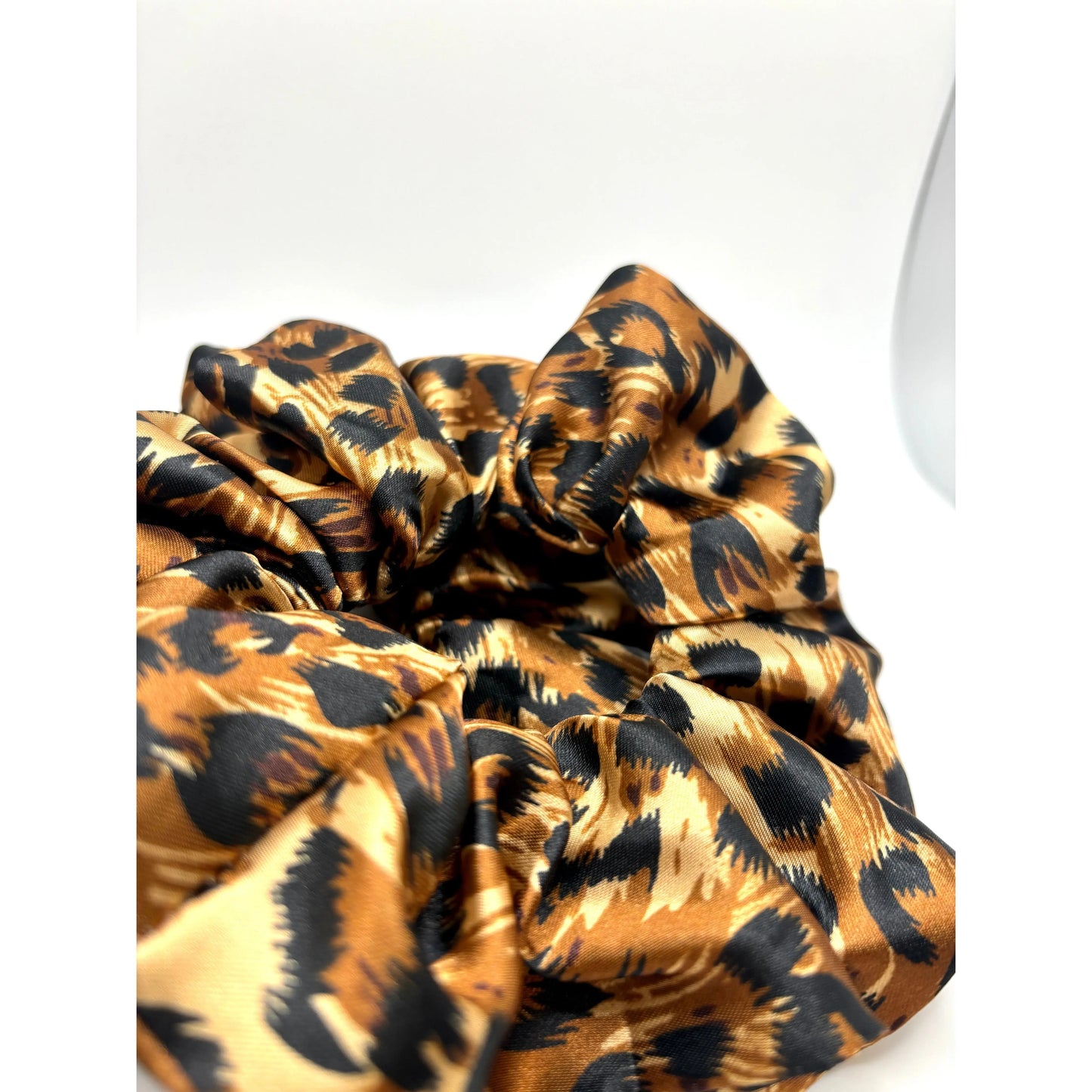 Cheetah Silk Scrunchie enchantedscrunch