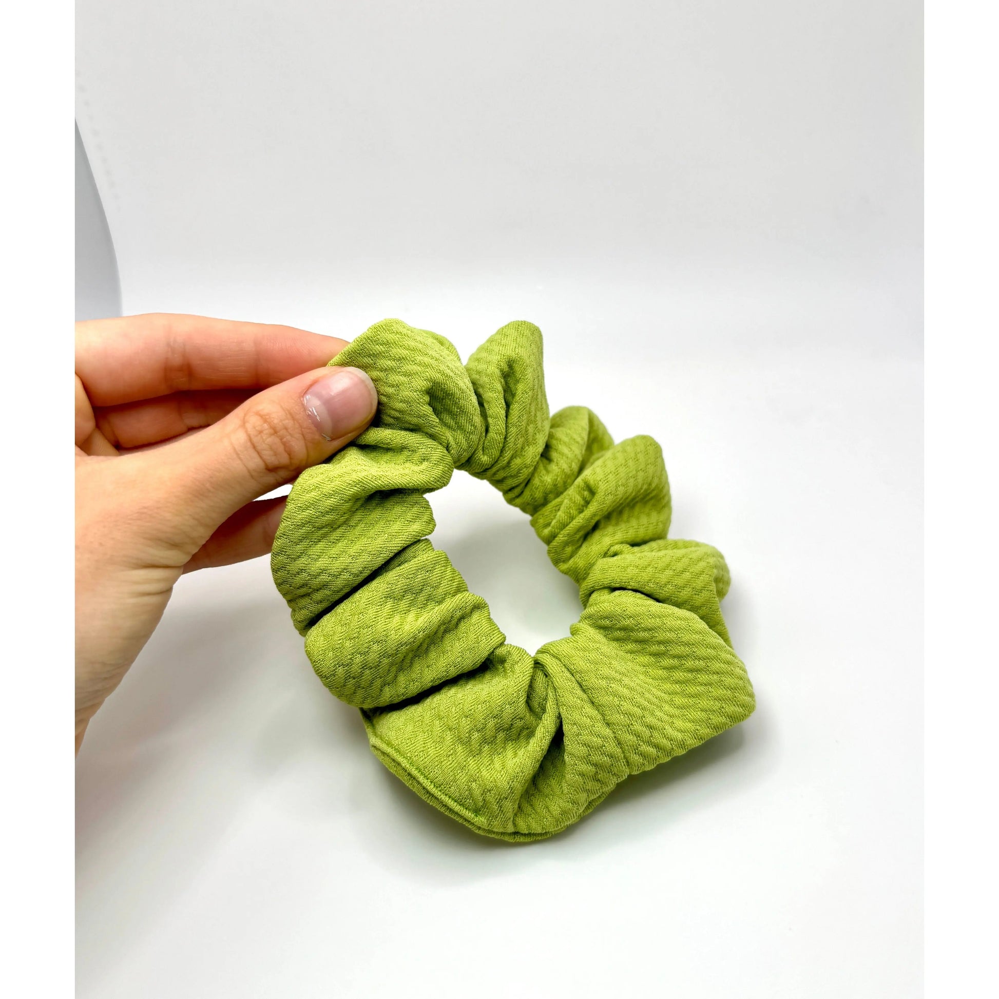 Mini Olive Green Bullet Scrunchie enchantedscrunch