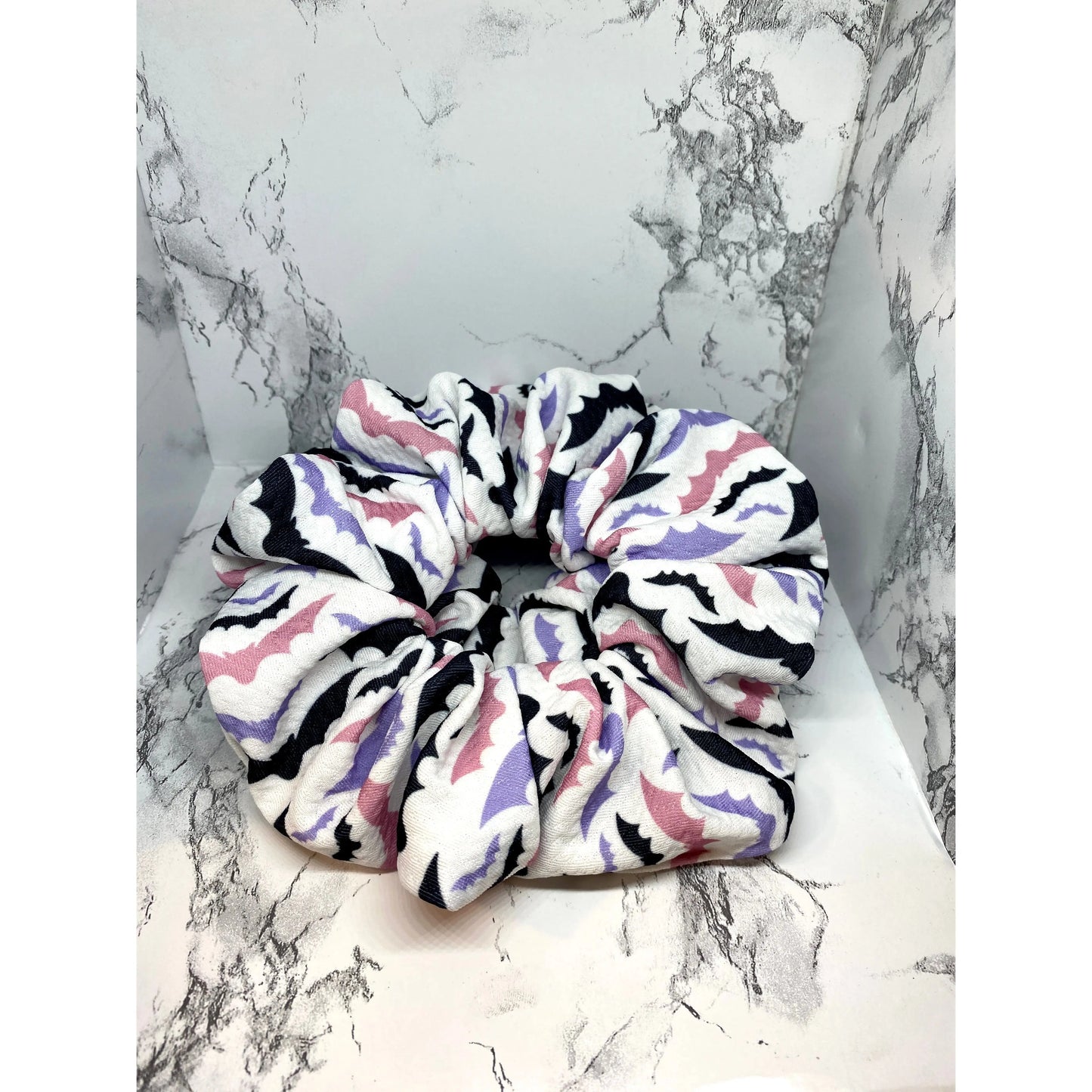 Pastel Bats Halloween Bullet Scrunchie Enchanted Scrunch