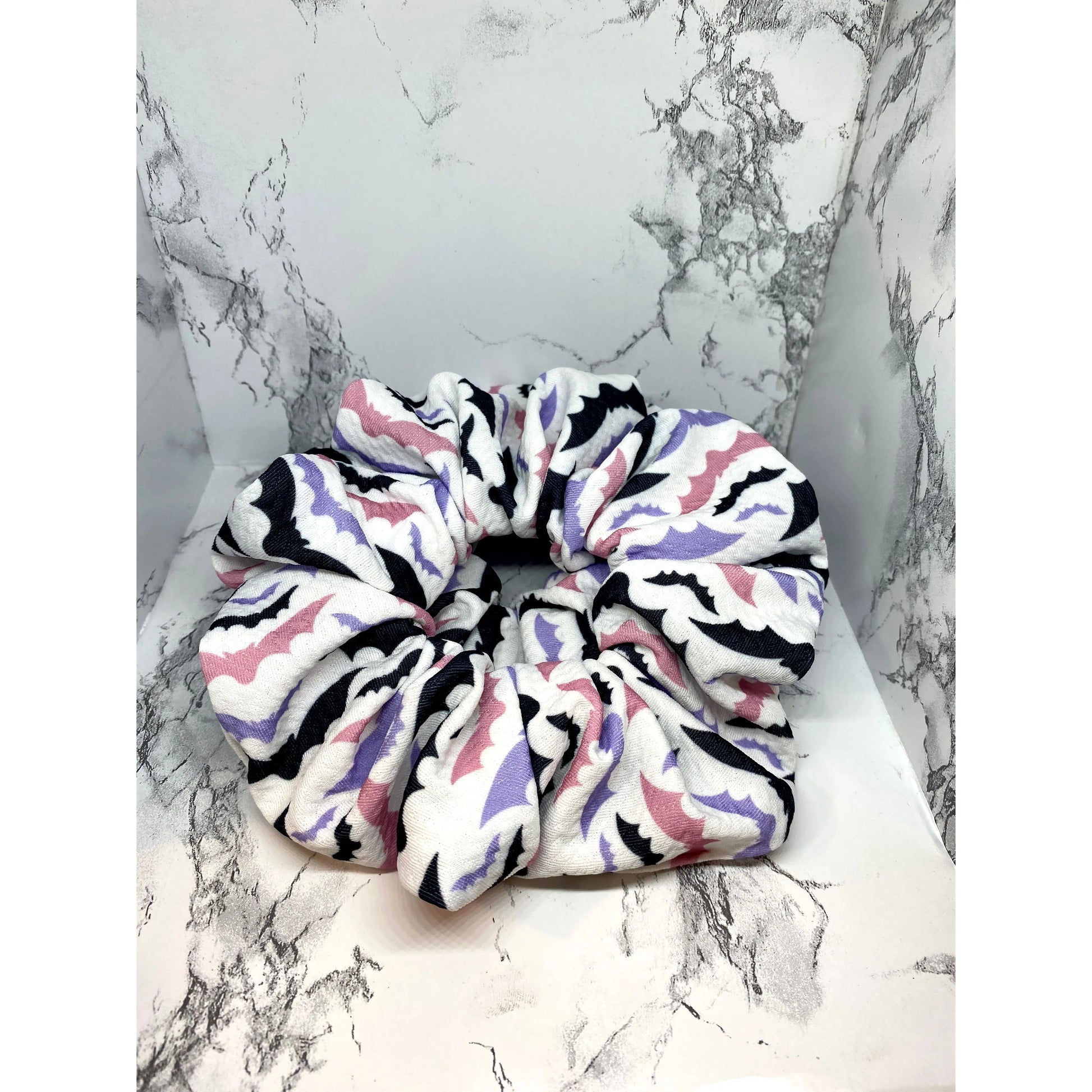 Pastel Bats Halloween Bullet Scrunchie Enchanted Scrunch