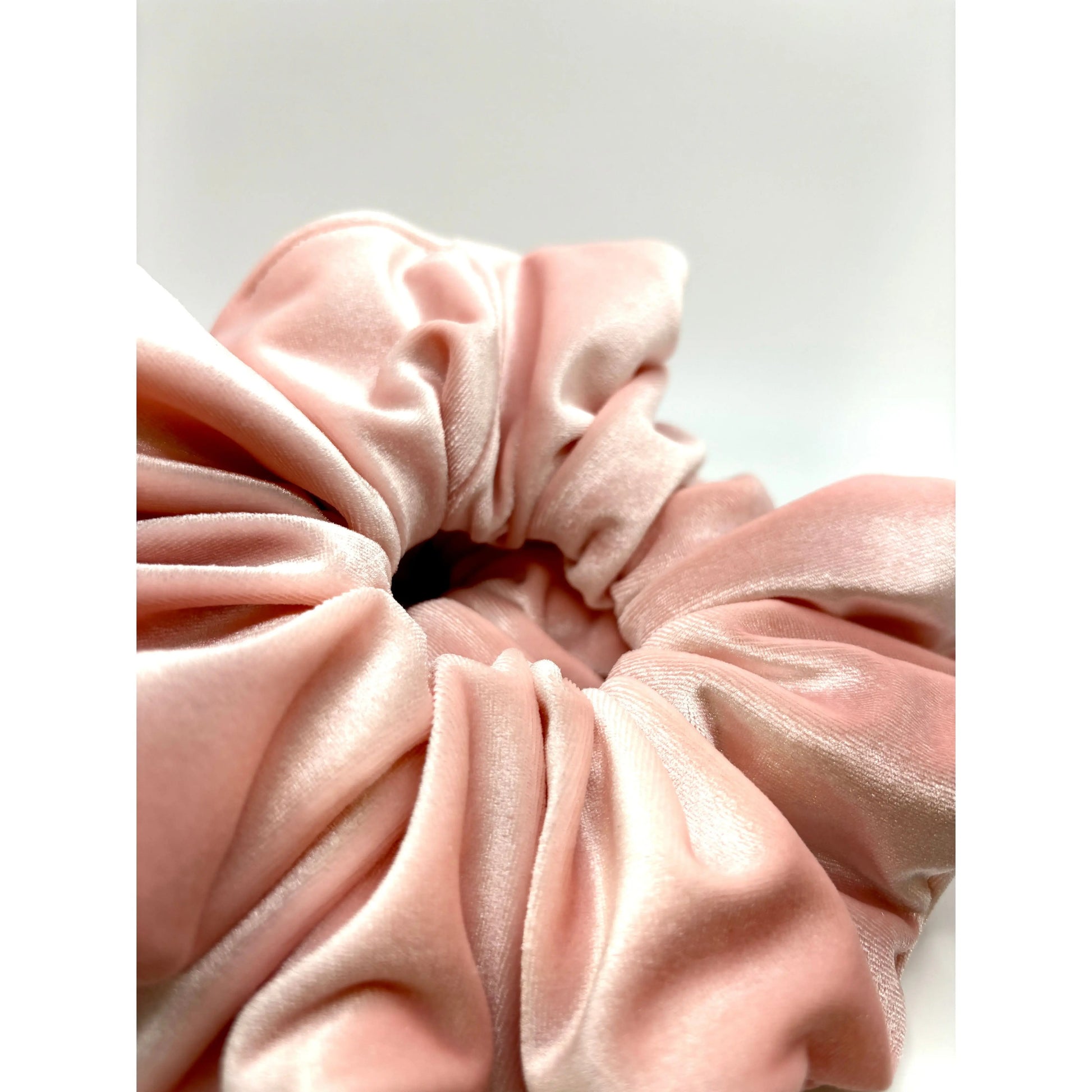 Pink Velvet Scrunchie enchantedscrunch