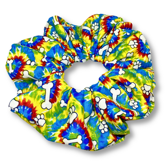 Tie Dye Dog Oversized Scrunchie