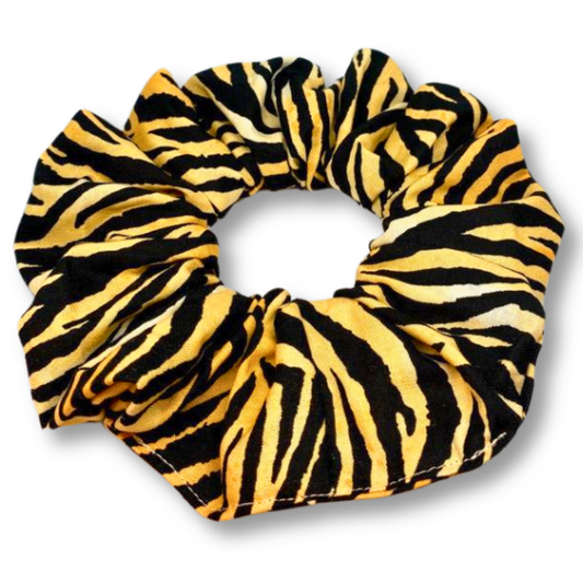 Orange Tiger Scrunchie