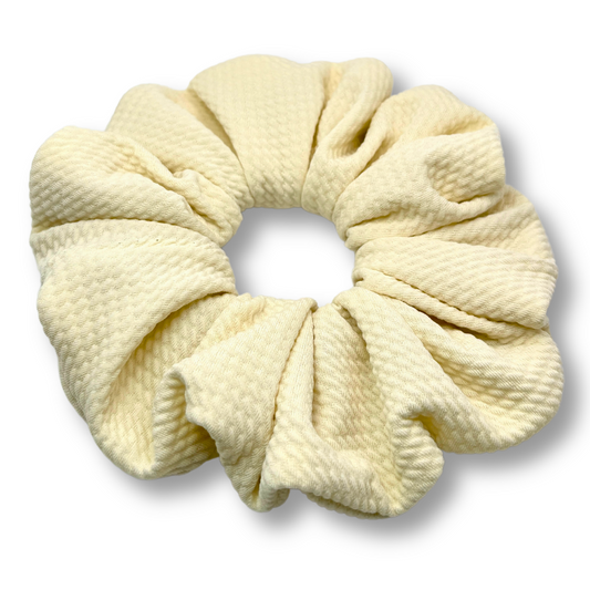 Cream Oversized Scrunchie