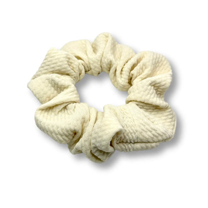 Cream Mini Scrunchie