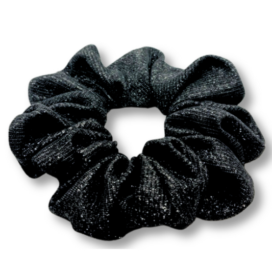 Black Sparkle Scrunchie