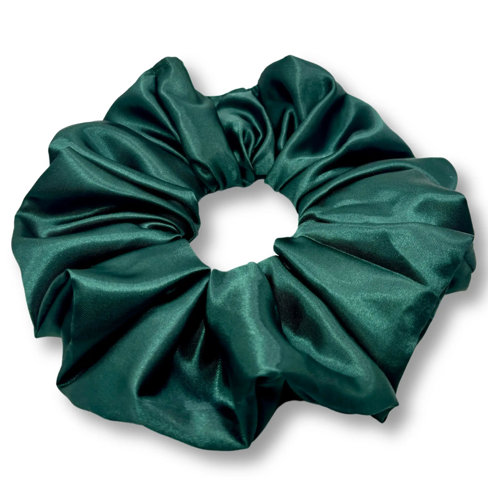 Forest Green Silk Scrunchie - Enchanted Scrunch