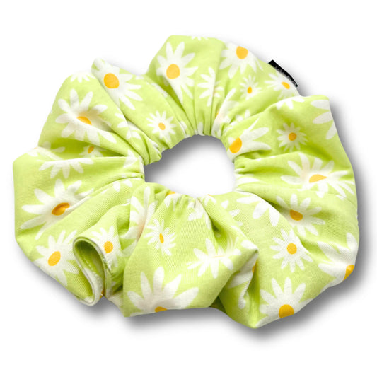 Green Daisy Summer Scrunchie enchantedscrunch