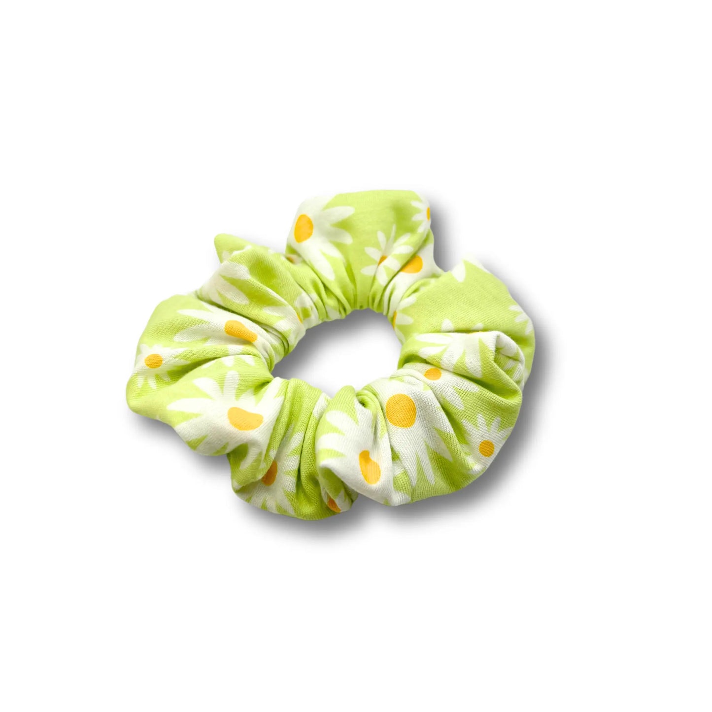 Mini Green Daisy Summer Scrunchie enchantedscrunch