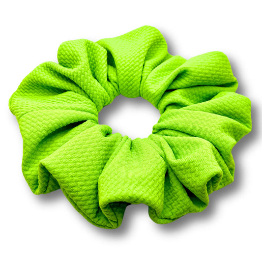 Light Green Summer Bullet Scrunchie enchantedscrunch