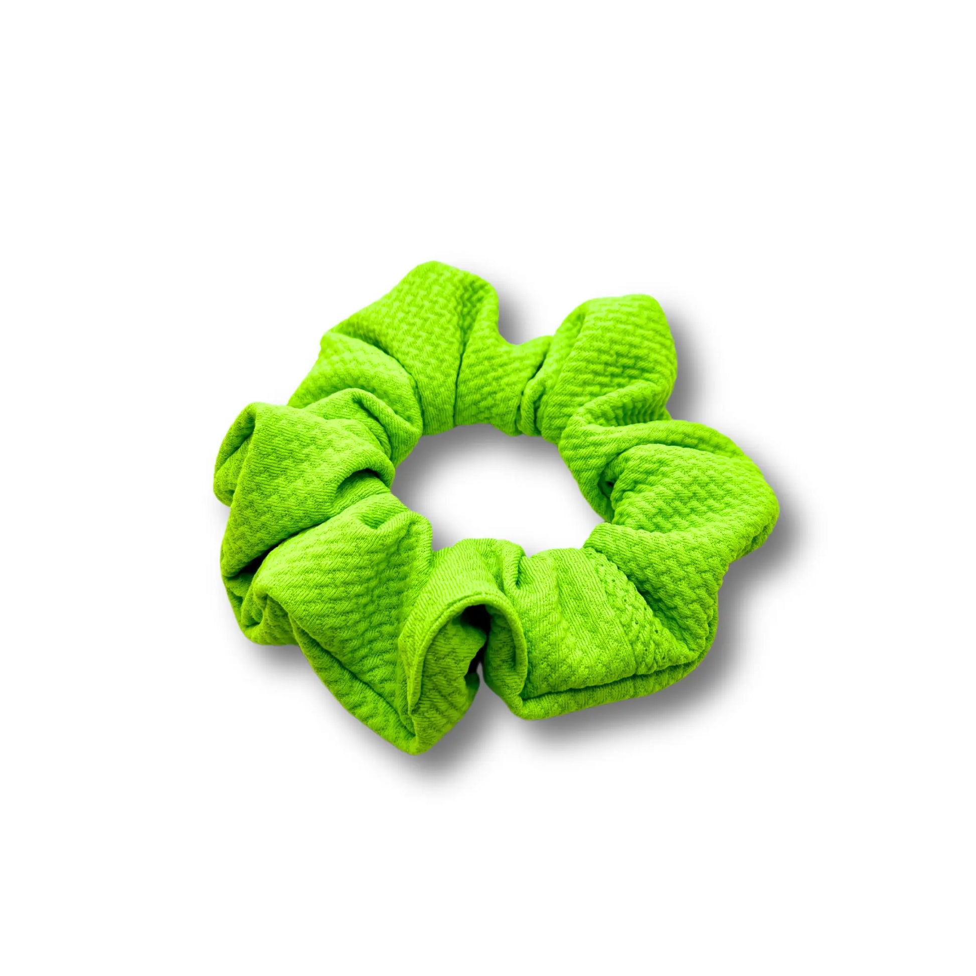 Mini Light Green Summer Bullet Scrunchie enchantedscrunch