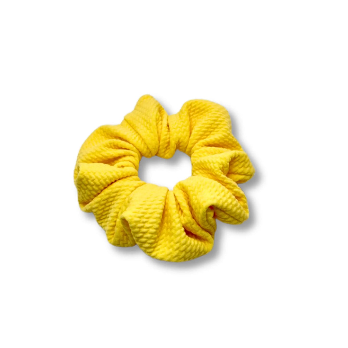 Mini Pastel Yellow Bullet Scrunchie Enchanted Scrunch