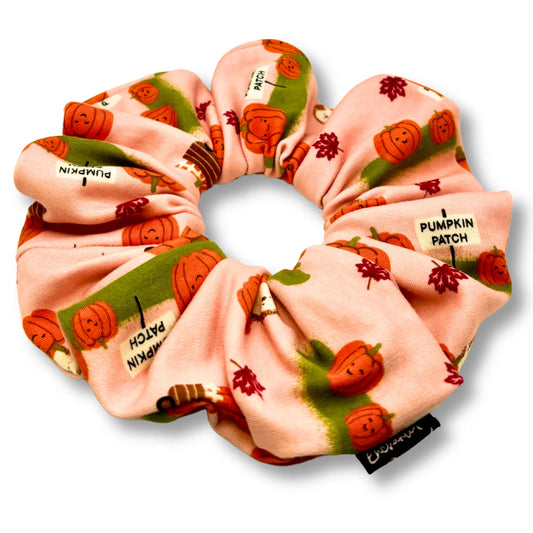 Pink Pumpkin Patch Scrunchie Enchanted Scrunch