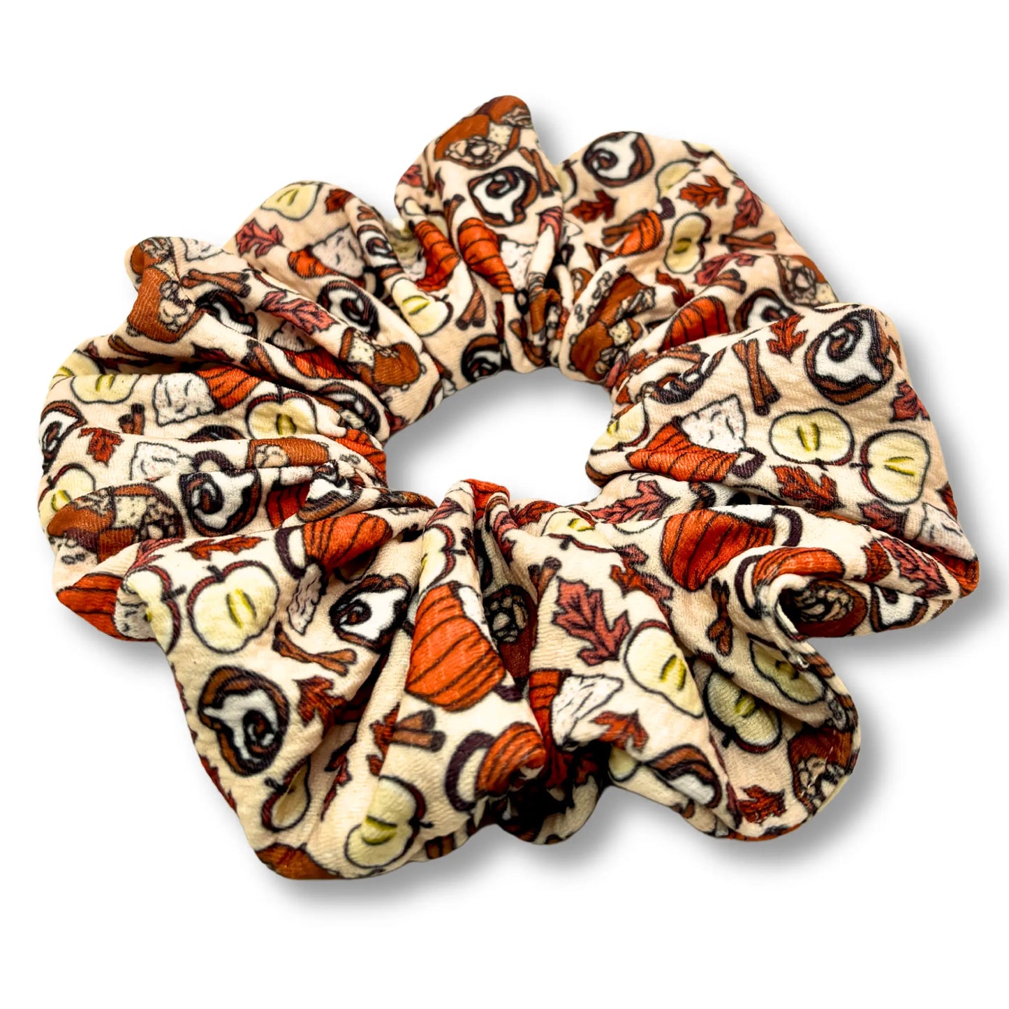 Cinnamon Spice Fall Bullet Scrunchie Enchanted Scrunch