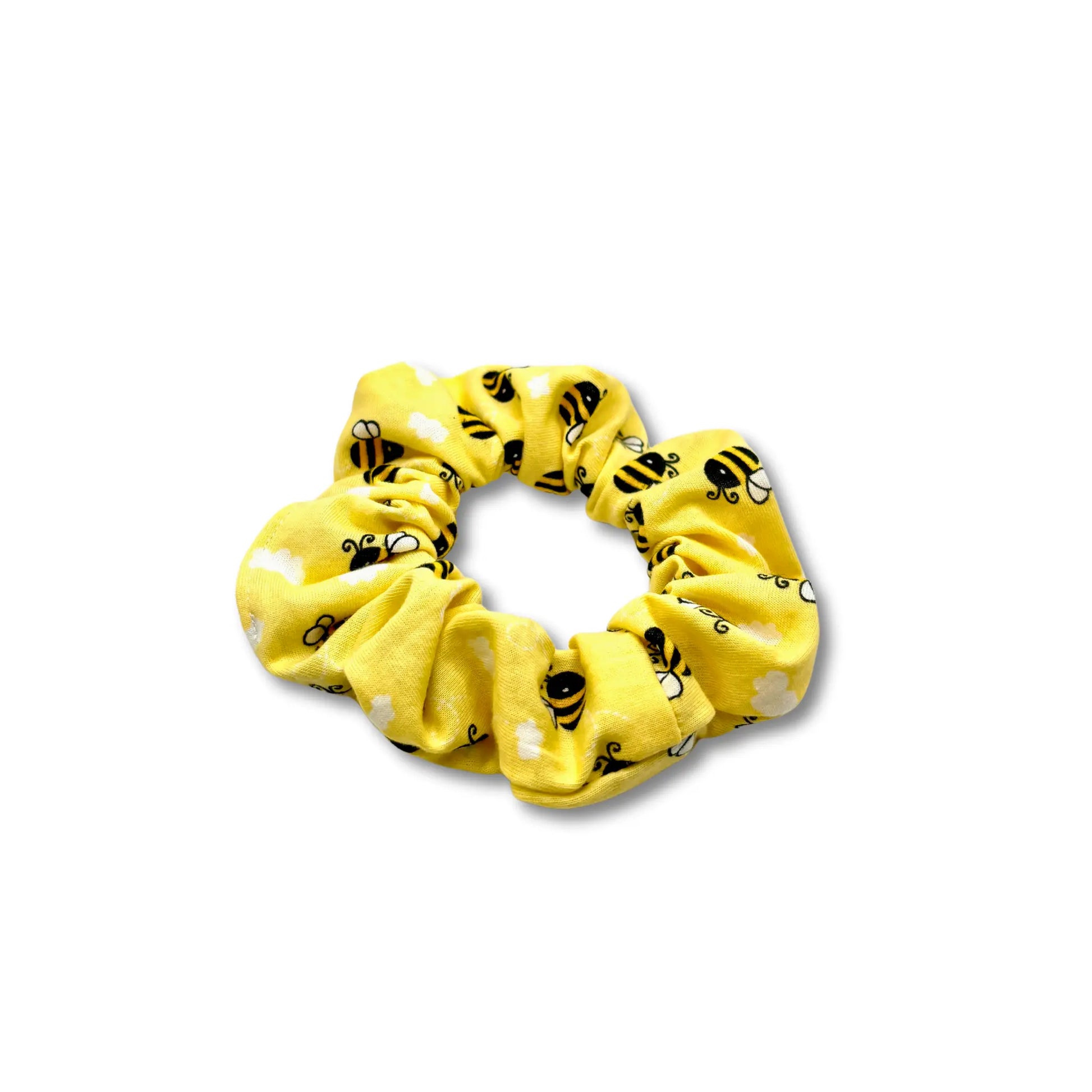 Mini Yellow Bee Summer Scrunchie enchantedscrunch