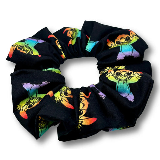 Stitch Rainbow Oversized Scrunchie