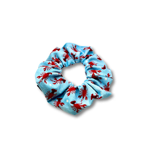 Mini Blue Lobster Scrunchie enchantedscrunch