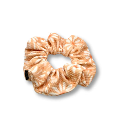 Pink Floral Mini Scrunchie