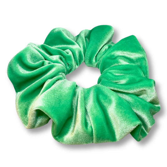 Mint Green Velvet Oversized Scrunchie