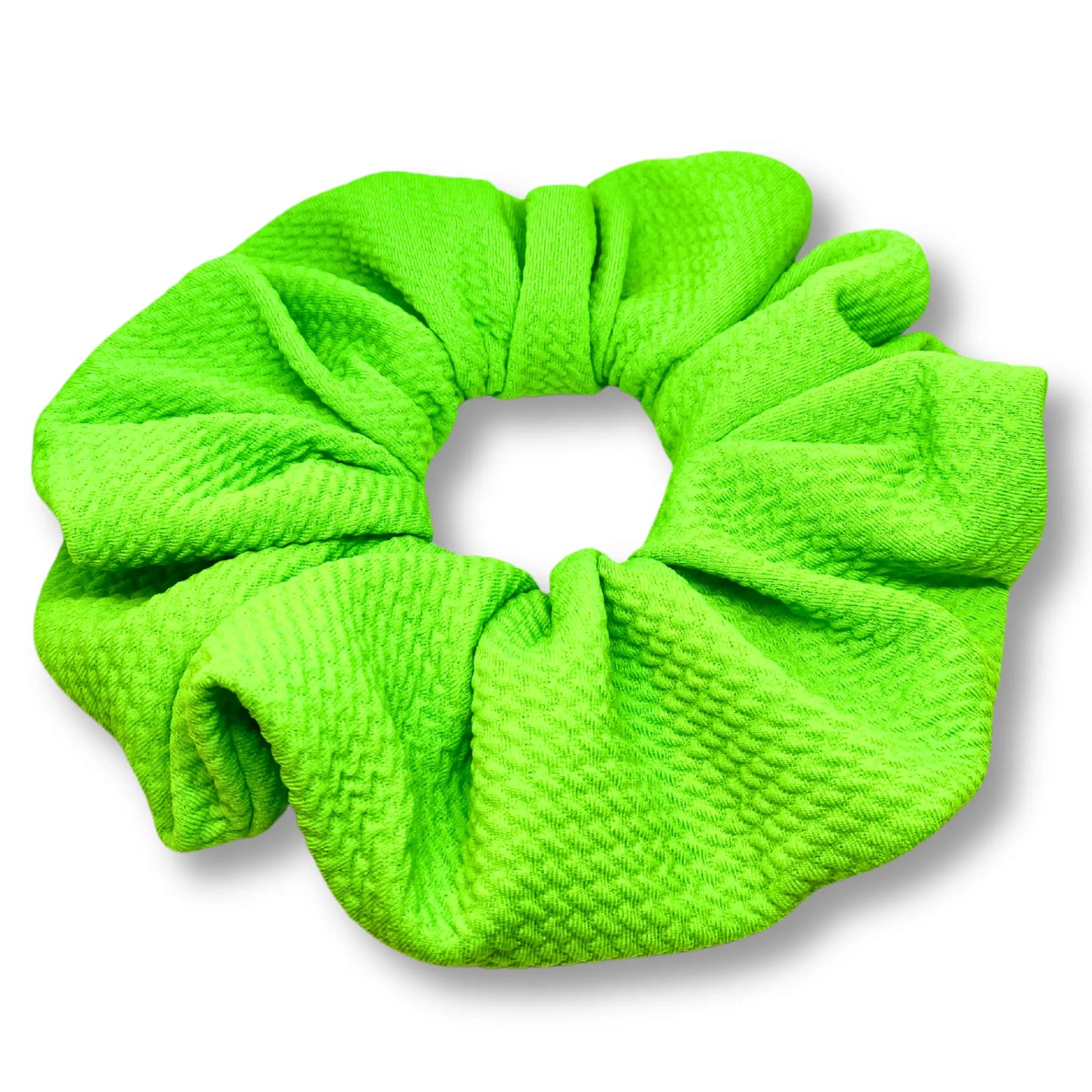 Neon Green Oversized Scrunchie