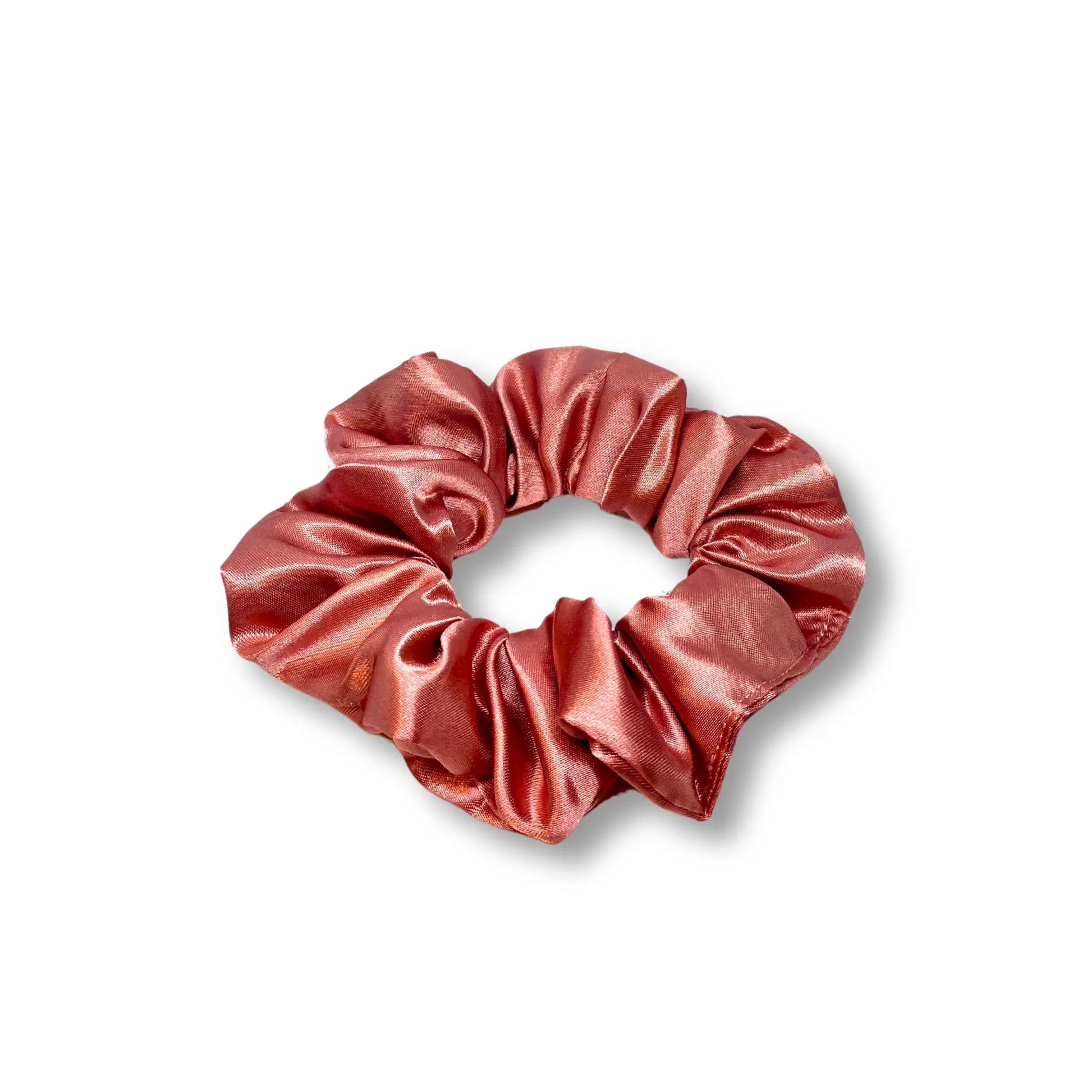 Dusty Rose Silk Mini Scrunchie