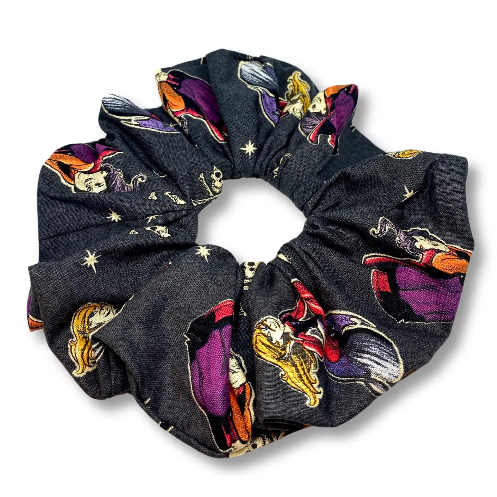 Black Hocus Pocus Halloween Scrunchie Enchanted Scrunch