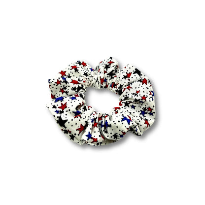 Mini White Stars 4th of July Scrunchie enchantedscrunch