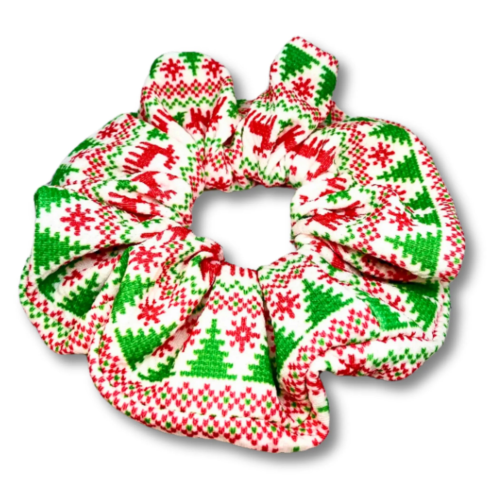 Ugly Sweater Christmas Bullet Scrunchie Enchanted Scrunch