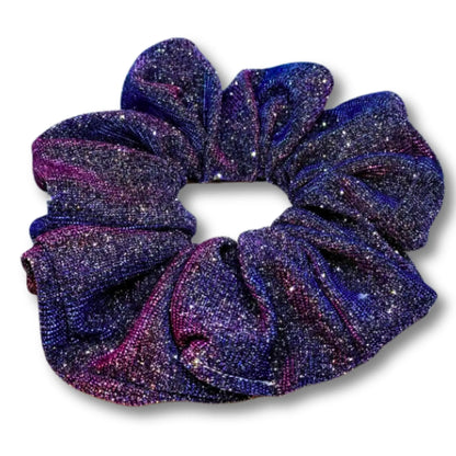 Blue Pink Sparkle Scrunchie Enchanted Scrunch