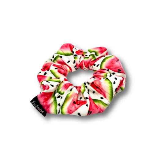 Mini Watermelon Summer Ribbed Scrunchie enchantedscrunch