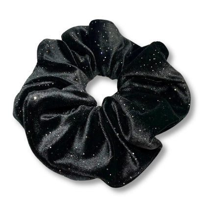 Black Sparkle Velvet Scrunchie Enchanted Scrunch