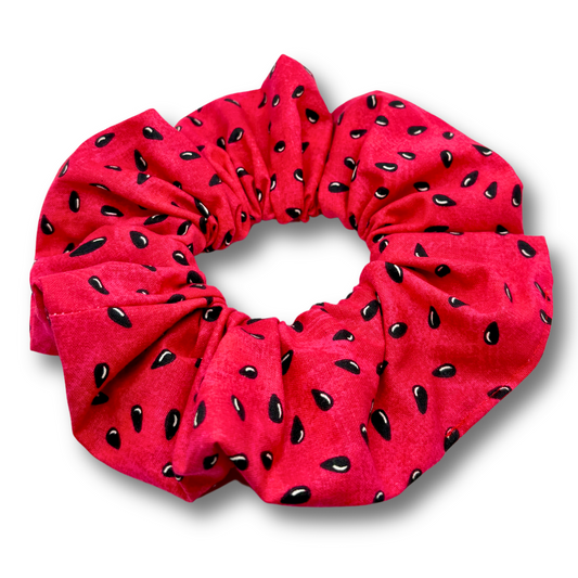 Watermelon Seeds Summer Scrunchie enchantedscrunch